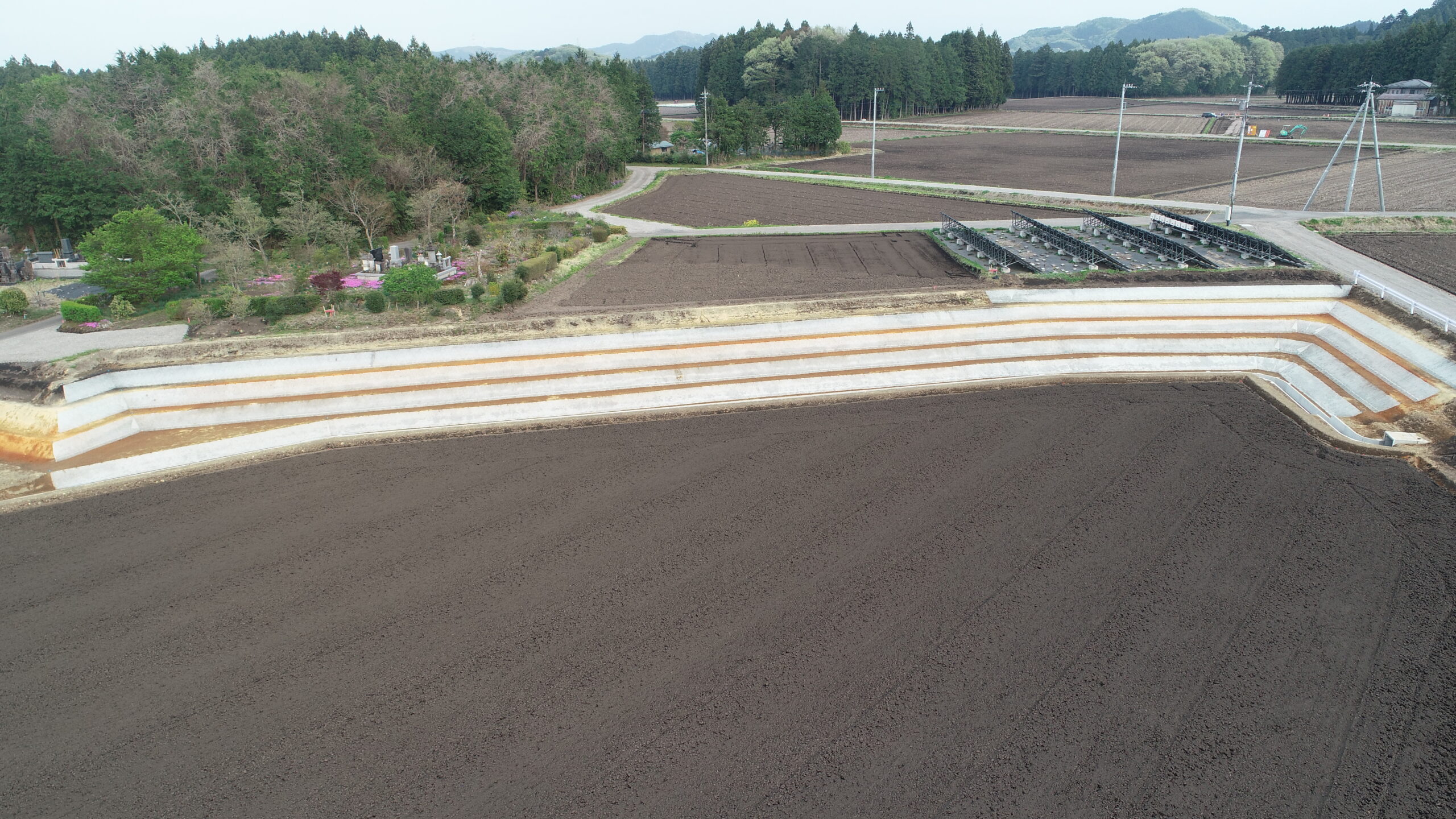 令6県営経営体基盤薄井沢第1工区圃整工事施工写真