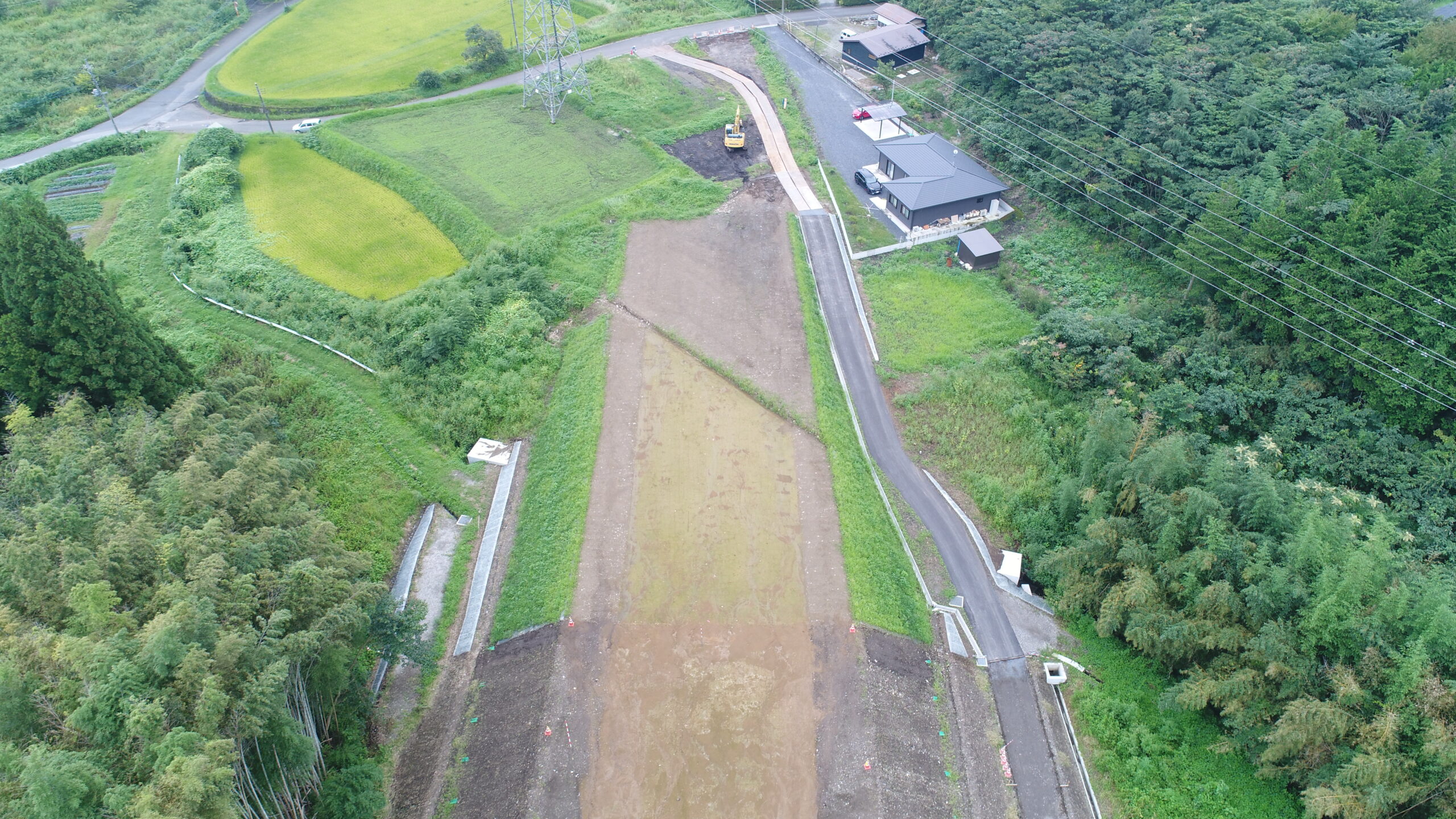 道路改良工事121号その3（快安道補）施工写真