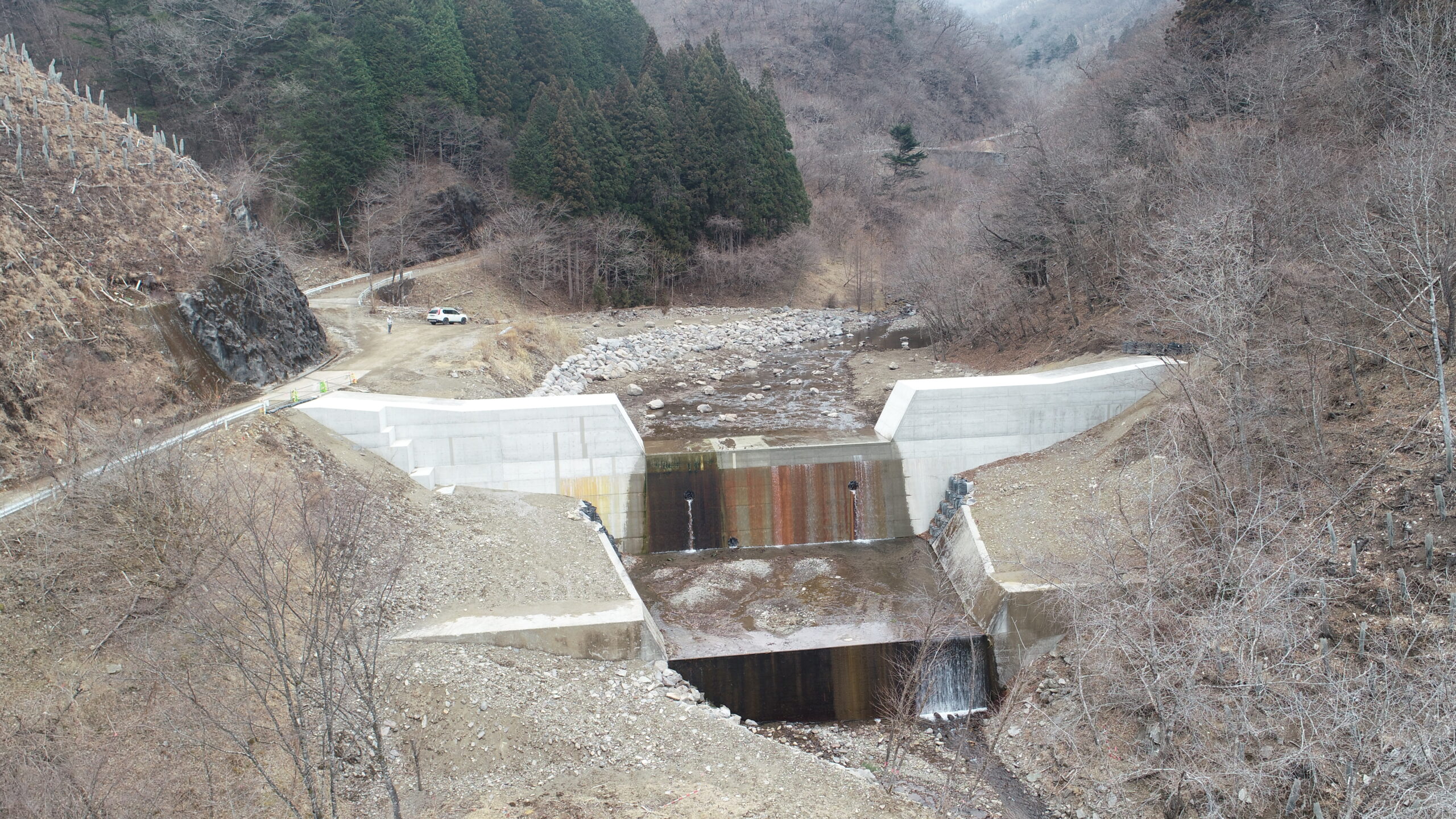 R6相生第１砂防堰堤改築工事施工写真